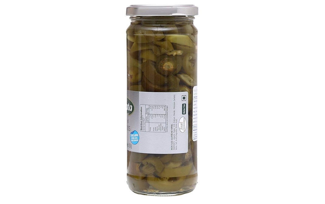 Fragata Nacho Sliced Jalapeños    Glass Jar  450 grams